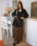 MAÏTTÈ <BR><BR> CASACO PRETO COM CINTO - TAM U - Image 2