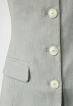 VILA <BR><BR> VIKAMI STRAPLESS VEST - Regular Fit / GREEN GREY - Image 2