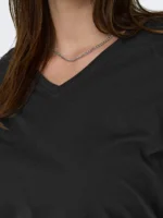 CARMAKOMA <BR><BR> T-SHIRT CARBONNIE - Loose Fit - BLACK - Image 4