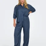 CARMAKOMA <BR><BR>CARHASSY PANT - Regular Fit - Dark Denim