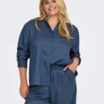 CARMAKOMA <BR><BR>CARHASSY SHIRT - Regular Fit - Dark Denim