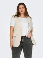 CARMAKOMA <BR><BR> T-SHIRT CARMOSTER - WHITE / GREEN - Image 7