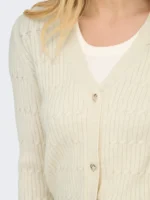 CASACO ONLY - ONLKATIA CABLE V-NECK - Regular Fit - Image 4