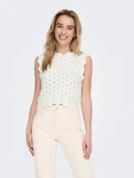 TOP ONLY - ONLLUNA LO-NECK TANK - Regular Fit