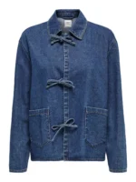 ONLY <BR><BR>CASACO GANGA ONLTHILLE - DENIM BLUE - Image 5