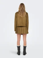 CASACO ONLY - ONLTULIP FAUX SUEDE ZIP - Image 2