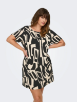 CARMAKOMA <BR><BR> CARLUX TUNIC DRESS Black Vendome geo
