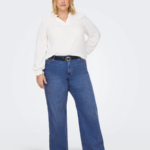 CARMAKOMA <BR><BR> CARSNOW HW WIDE DNM JEANS PIM MBD MEDIUM BLUE DENIM