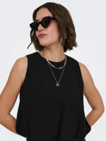 ONLY <BR><BR> ONLARIS LIFE BALLOON TOP BLACK