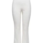 ONLY <BR><BR> ONLASTRID HW KICK FLARE PANT CLOUD DANCER