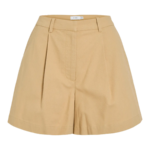 VILA <BR><BR>VIALARA HW TAILORING SHORTS TRAVERTINE