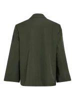 VILA <BR><BR> VIFALLA WIDE SLEEVE BLAZER DEEP DEPTHS - Image 3