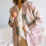 MAÏTTÈ <BR><BR> BLAZER TONS ROSA PASTEL - TAM U