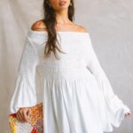 MAÏTTÈ <BR><BR>TÚNICA OFF-SHOULDERS CRU - TAM U