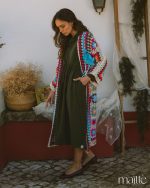 MAÏTTÈ <BR><BR> CASACO CROCHÉ MULTICOR - TAM U - Image 4