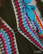 MAÏTTÈ <BR><BR> CASACO CROCHÉ MULTICOR - TAM U - Image 3