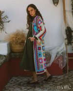 MAÏTTÈ <BR><BR> CASACO CROCHÉ MULTICOR - TAM U - Image 2