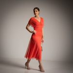 ELLA BY TAM <BR><BR>VESTIDO TULE CORAL - TAM U