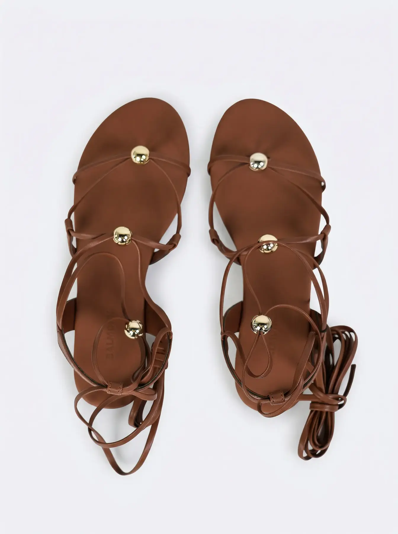 BAL ROMAN SANDAL 1 BALMOHK <BR><BR> ROMAN SANDAL CHOCOLATE BROWN - Image 1