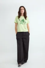 BALMOHK <BR><BR> TSHIRT LIRIO REGULAR LIME GREEN - Image 4