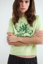 BALMOHK <BR><BR> TSHIRT LIRIO REGULAR LIME GREEN - Image 2