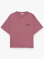 BALMOHK <BR><BR>TSHIRT SKETCHY BOXY LIGHT PINK