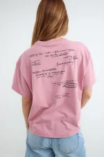 BALMOHK <BR><BR>TSHIRT SKETCHY BOXY LIGHT PINK - Image 4