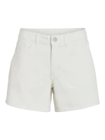 VILA <BR><BR>VIJAF RW DENIM SHORTS LIGHT BLUE DENIM / WHITE - Image 4