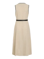 VILA <BR><BR>VIJASMINE MIDI DRESS natural melange - Image 2