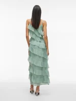 VILA <BR><BR>VILUNA STRAP ANKLE DRESS GREEN MILIEU - Image 2