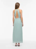 VILA <BR><BR>VIMILINA MAXI DRESS GREEN MILIEU - Image 2