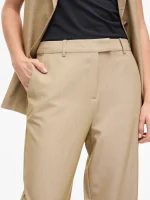 VILA <BR><BR>VIMIVO PANTS NATURAL MELANGE - Image 3