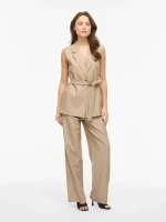 VILA <BR><BR>VIMIVO VEST NATURAL MELANGE - Image 4