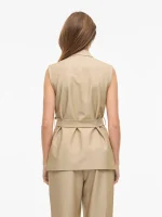 VILA <BR><BR>VIMIVO VEST NATURAL MELANGE - Image 3