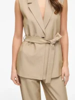 VILA <BR><BR>VIMIVO VEST NATURAL MELANGE - Image 2