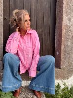 MAÏTTÈ <BR><BR> CAMISA COM PÉROLAS ROSA - TAM U - Image 2