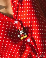 MAÏTTÈ <BR><BR> CAMISA POLKA DOTS VERMELHO E BRANCO - TAM U - Image 5