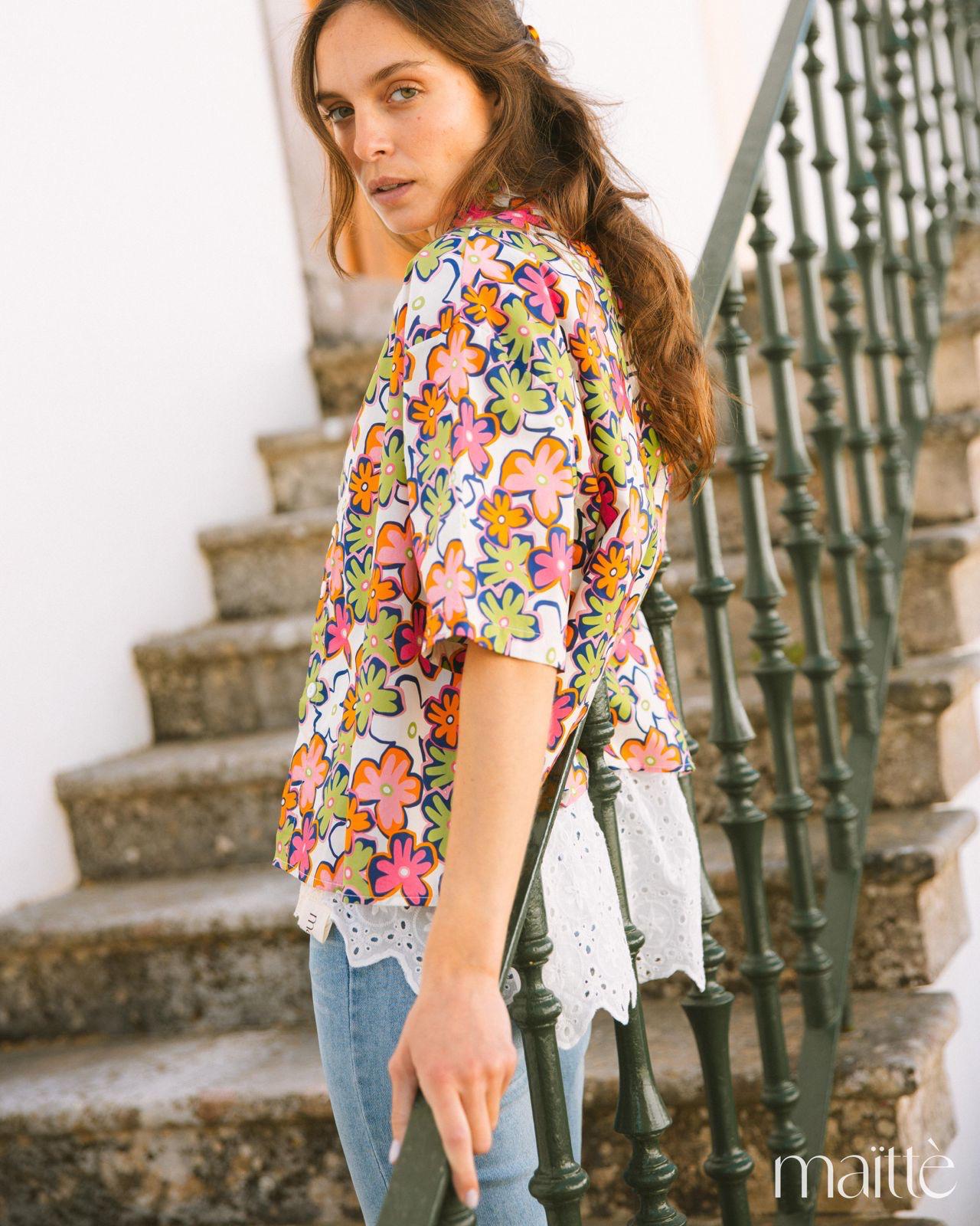 WhatsApp Image 2026-05-04 at 11.00.00 (3) MAITTE <BR><BR> CONJUNTO CAMISA E T-SHIRT - TAM U - Image 1