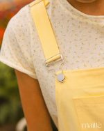 MAÏTTÈ <BR><BR> CONJUNTO JUMPSUIT, T-SHIRT E SCRUNCHIE - TAM U - Image 5