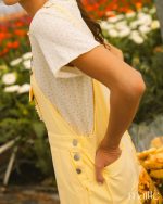 MAÏTTÈ <BR><BR> CONJUNTO JUMPSUIT, T-SHIRT E SCRUNCHIE - TAM U - Image 2