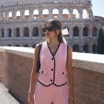 ELLA BY TAM <BR><BR> SET SHORT & WAISTCOAST ROSE