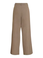 VILA <BR><BR> VIKARI WIDE PANT DARK GREY MELANGE | BLACK BEAUTY |FALCON - Image 3