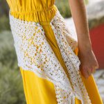 MAÏTTÈ <BR><BR> LENÇO MAXI CROCHET COM ALFINETE