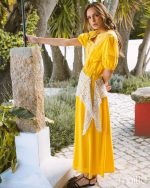MAÏTTÈ <BR><BR> LENÇO MAXI CROCHET COM ALFINETE - Image 3