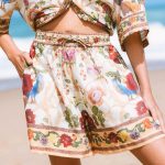 MAÏTTÈ <BR><BR> CALÇÃO FLORAL - TAM U