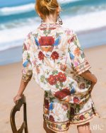 MAÏTTÈ <BR><BR> CAMISA FLORAL - TAM U - Image 5