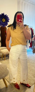 ELLA BY TAM <BR><BR> CALÇA GREGA BRANCO - Image 2