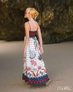 MAÏTTÈ <BR><BR>VESTIDO COMPRIDO ALÇA FINA - TAM U - Image 8