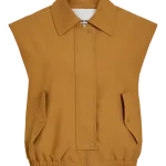 VILA ROUGE EDIT <BR><BR> ROUELENA WAISTCOAT BONE BROWN