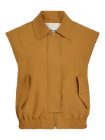 VILA ROUGE EDIT <BR><BR> ROUELENA WAISTCOAT BONE BROWN